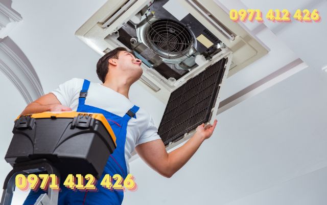 Bảo dưỡng điều hòa âm trần tại Ninh Hiệp 